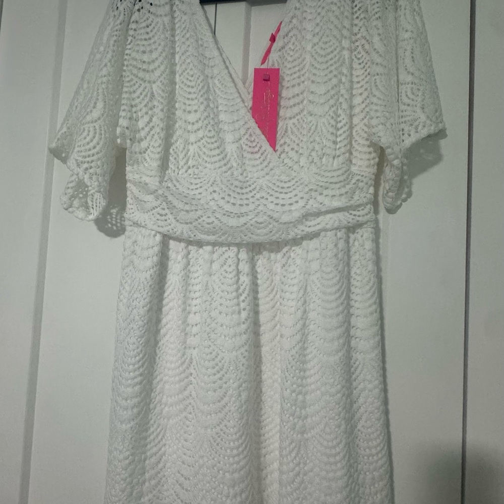 Lilly Pulitzer Resort White Parigi Romper Dress